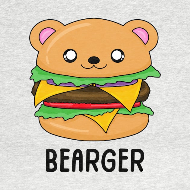 Kawaii Bearger | Bear Cheeseburger by Side Quest Studios